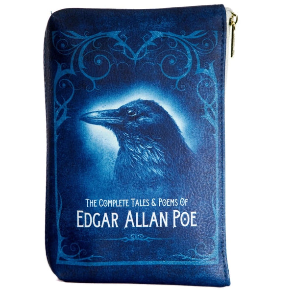 Edgar Allan Poe Book Art Zipper Pouch