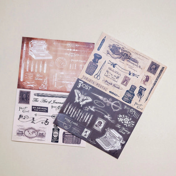 Write Off Sticker Letter Writing Sticker Sheets