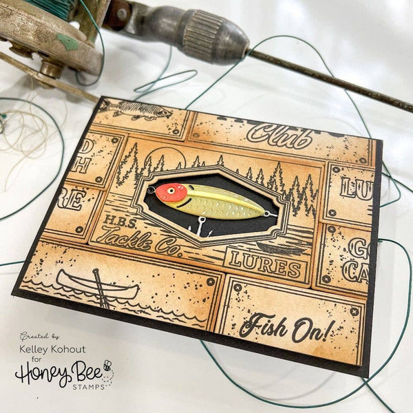 Fishing Lures Lovely Layers Die Set