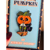 Sipping Pumpkin Sliding Enamel Pin