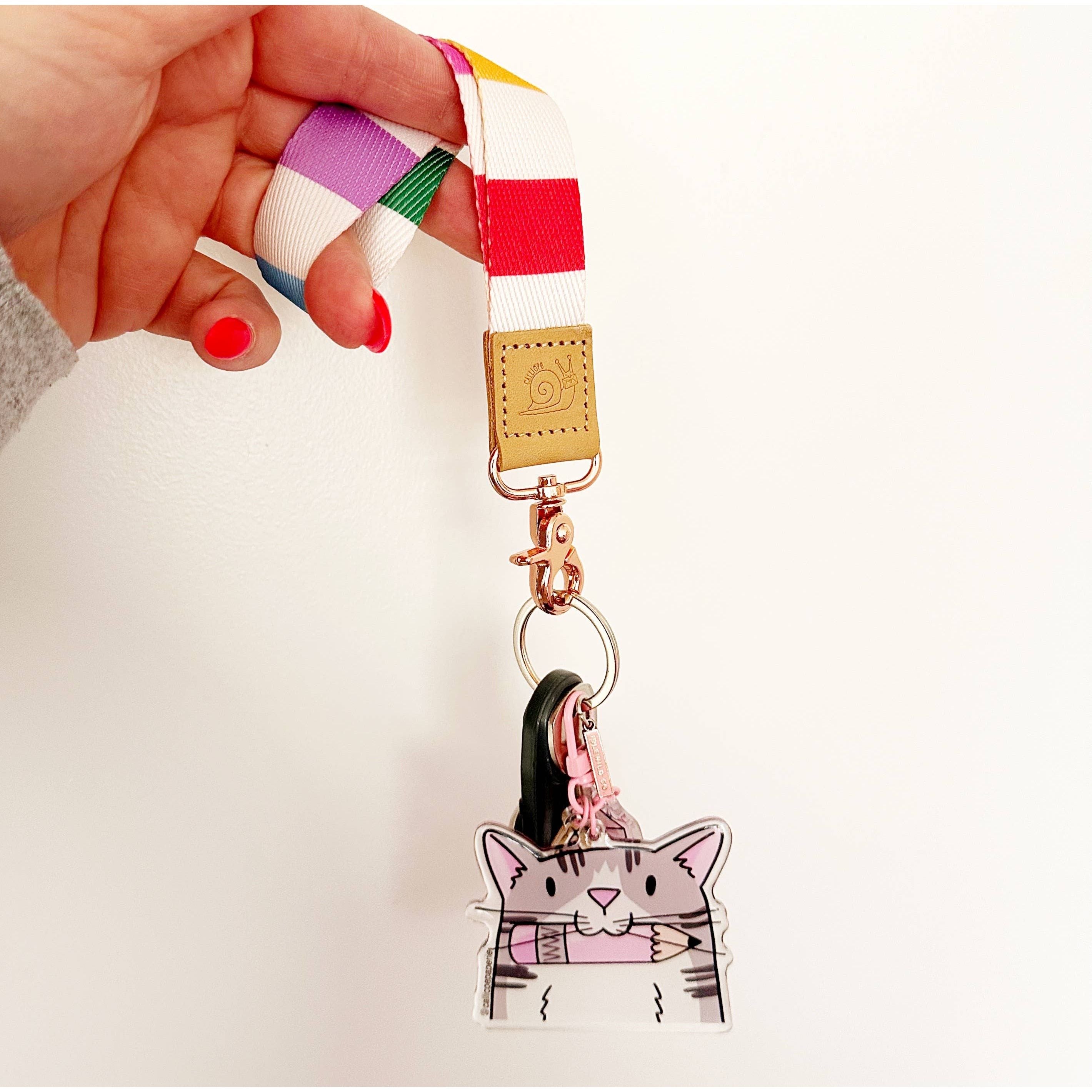 Chips the Cat Charms Keychain Bag Charm