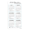 2026 Mini Monthly Calendar Sticker Sheet 2pk