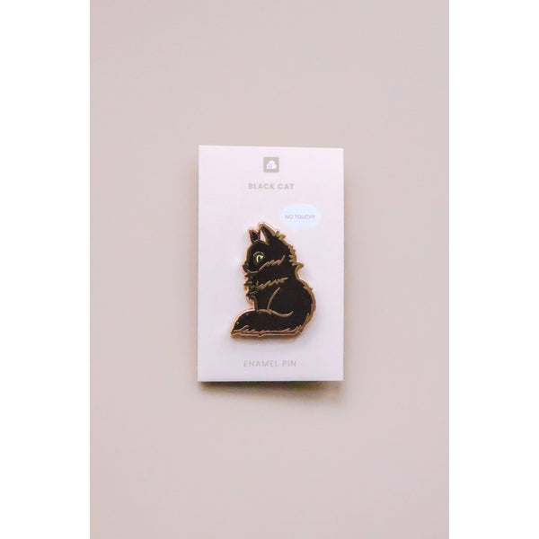 Black Cat Enamel Pin