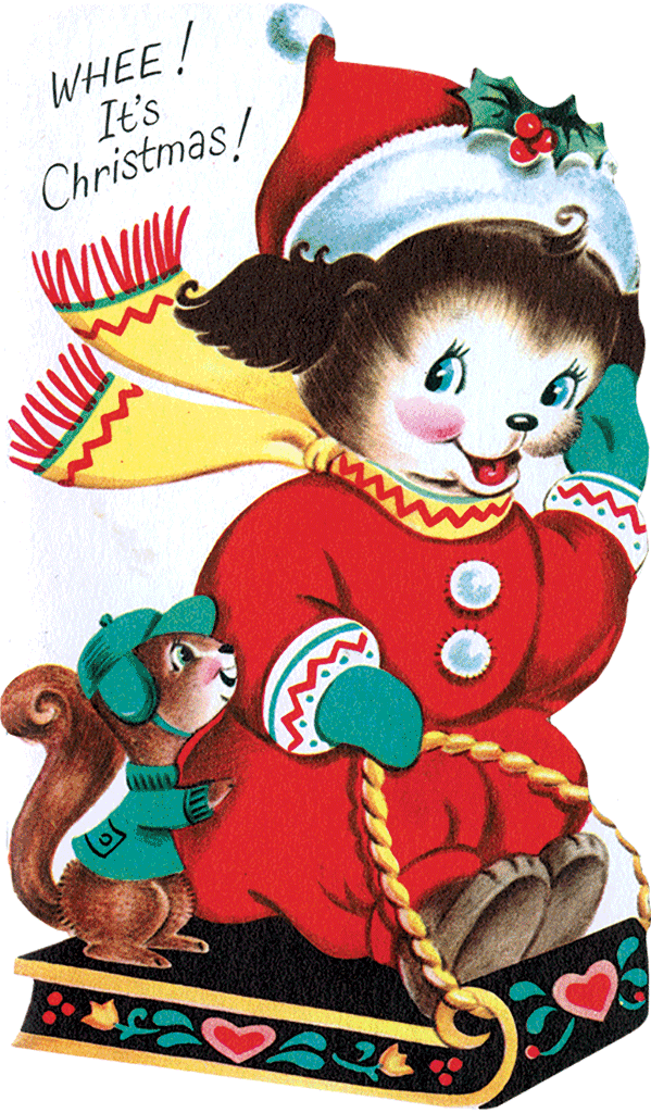 Christmas Cheer Die Cut Greeting Card Packet