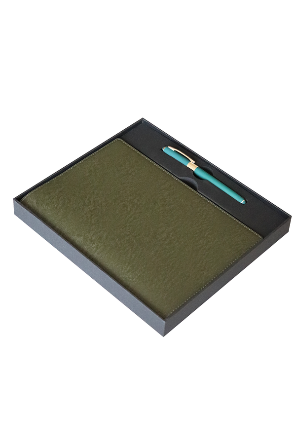Green Prestigio Flex Executive Journal in Gift Box