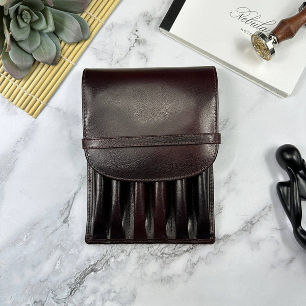 Leather 6-Pen Case