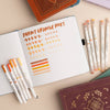 Burnt Orange Hues 5pc Pen Sets | Acryolgraphs or Calliographs
