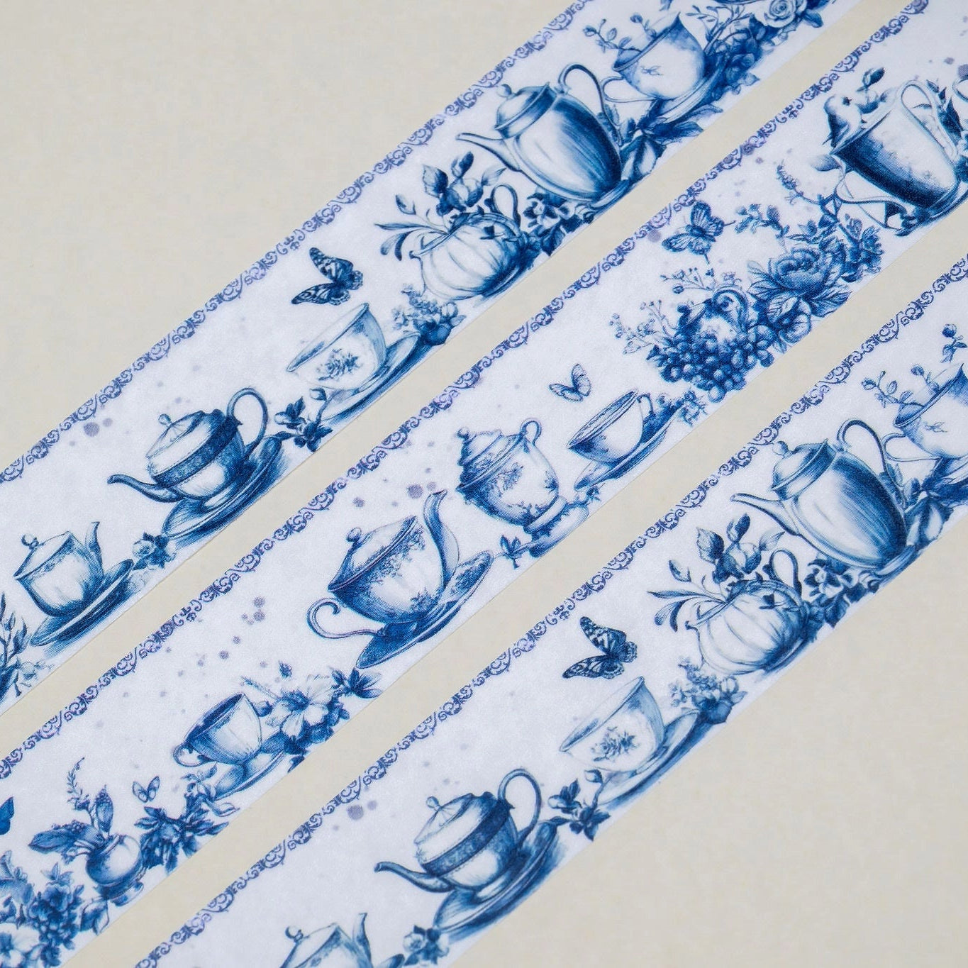 Blue Delft Tea Party Washi Tape