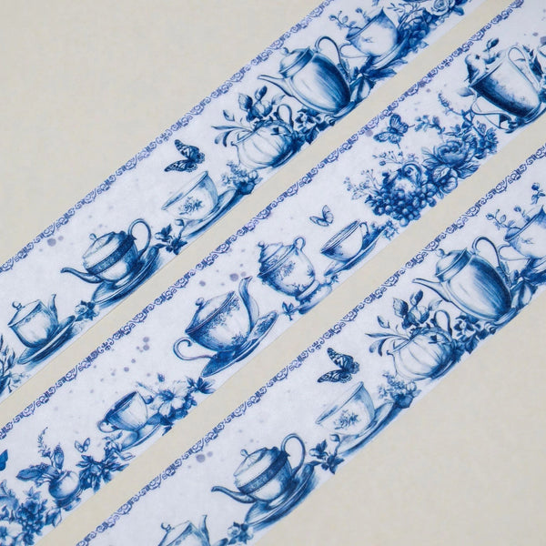Blue Delft Tea Party Washi Tape