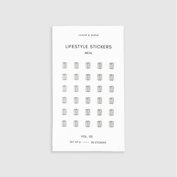 {coming soon!} Lifestyle Transparent Mini Icon Stickers