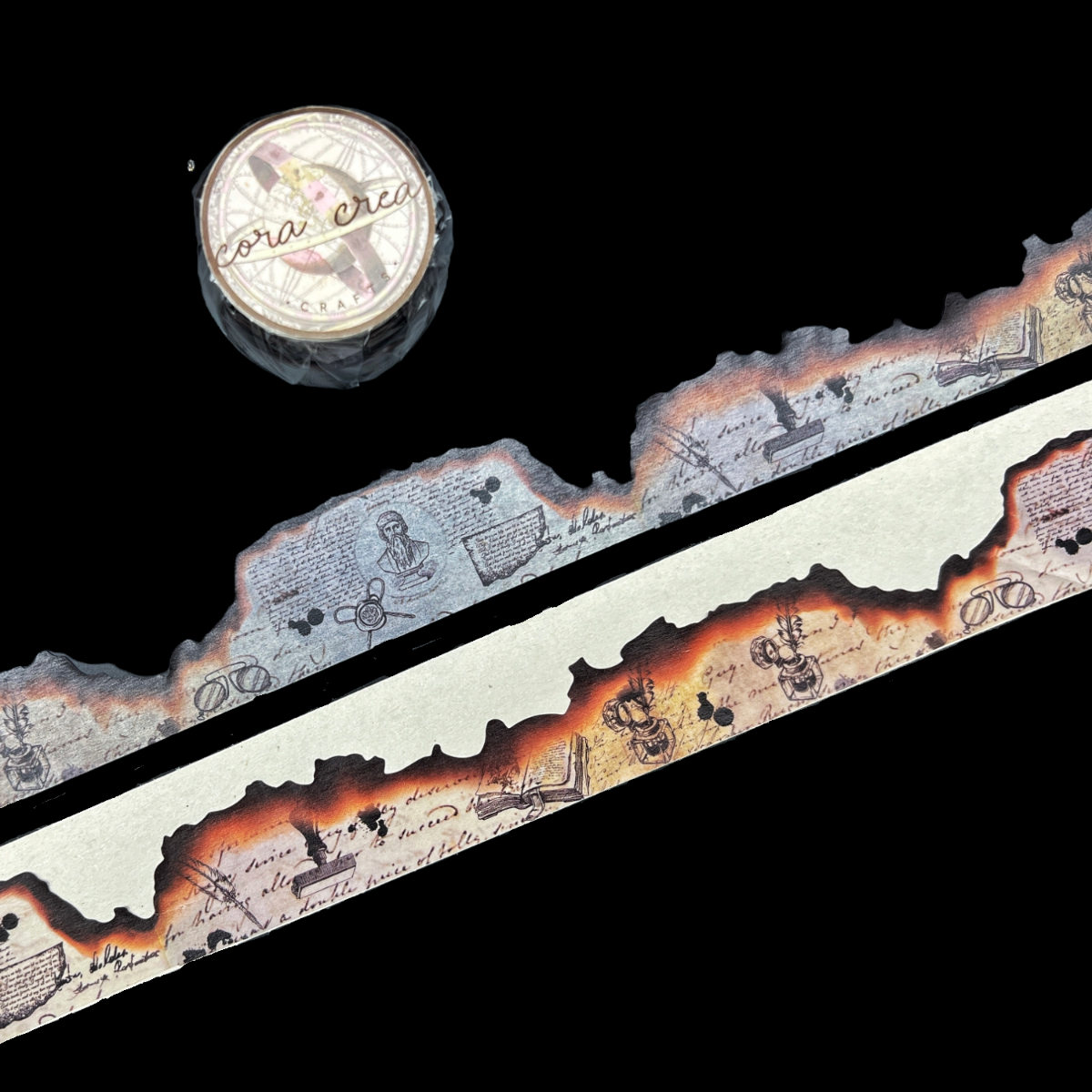 {coming soon!} Burnt Edges Washi Tape