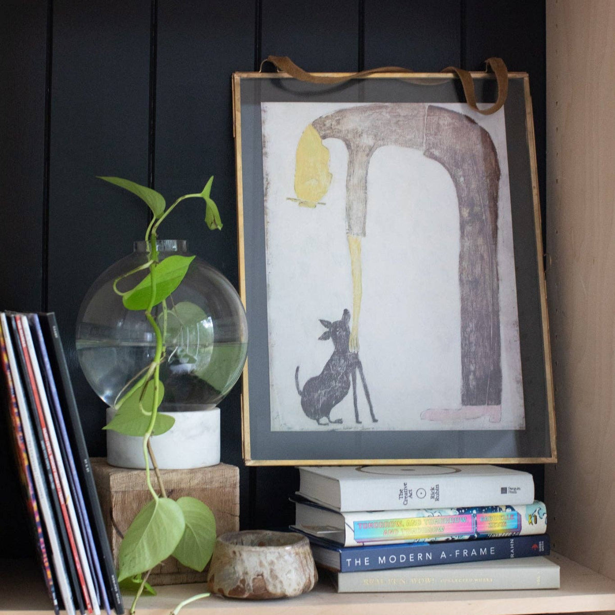 Glass & Brass 14.5x19 Floating Wall Frames