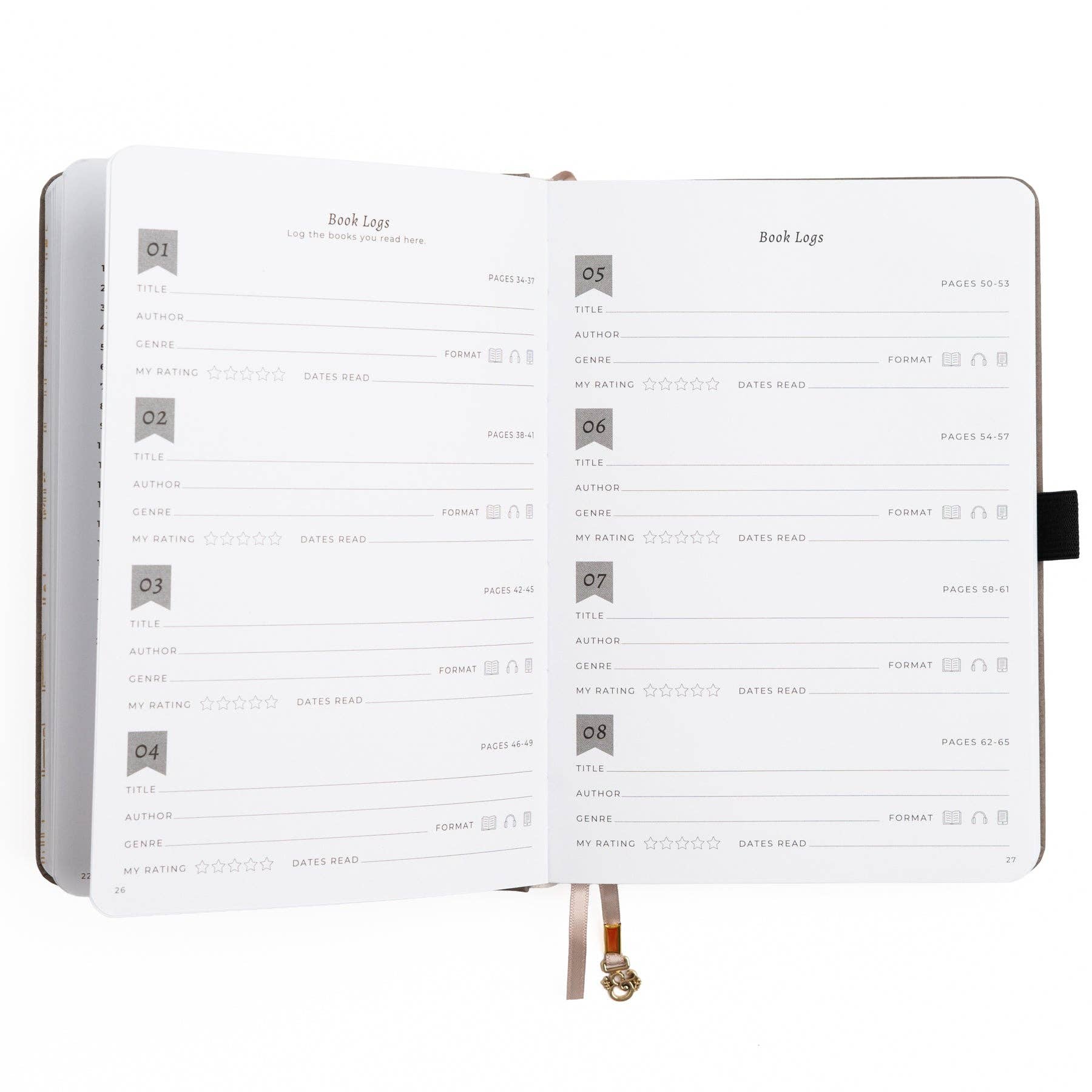 Books of Beauty A5 Reading Journal