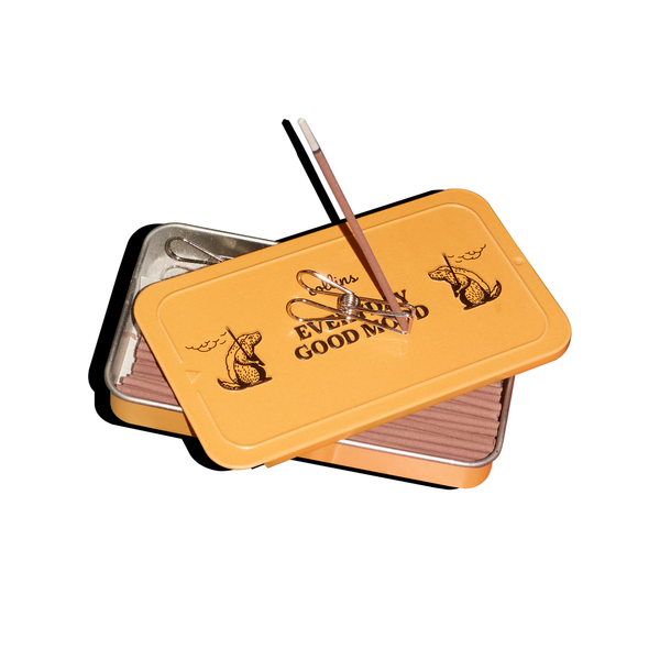 Fluffy Pillow Incense 70pk in Metal Case/Burning Tray