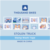 Stolen Truck Stamp Washi Tape