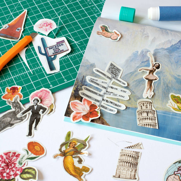 Cut Up This Book and Create Your Own Wonderland: 1,000 Unexpected Images for Collage Artists