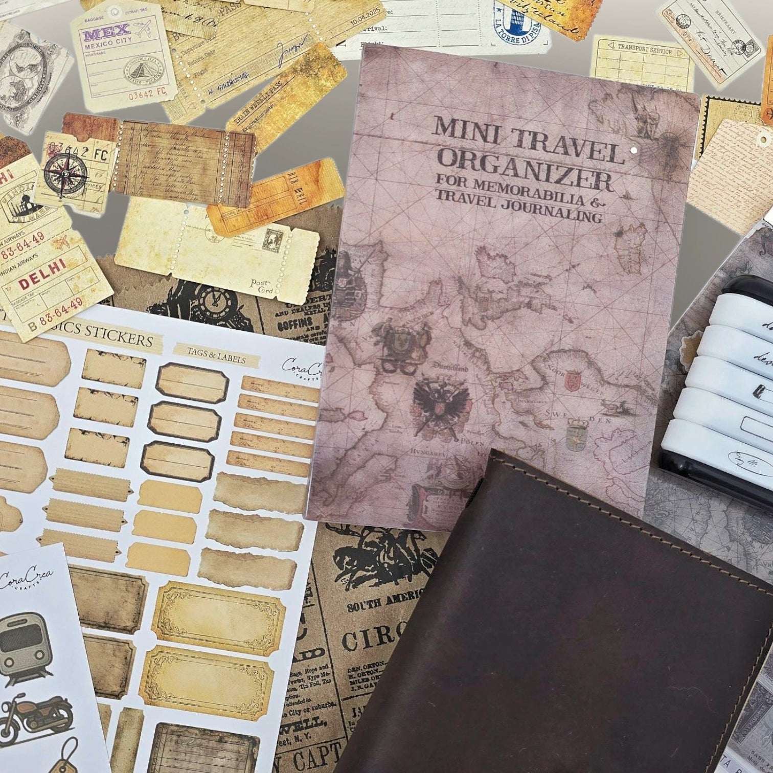 Travel Journal Stationery & Craft Kit