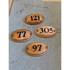 Porcelain Bisque Numbers