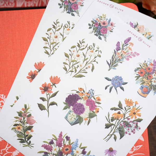 Wildflowers Sticker Sheets