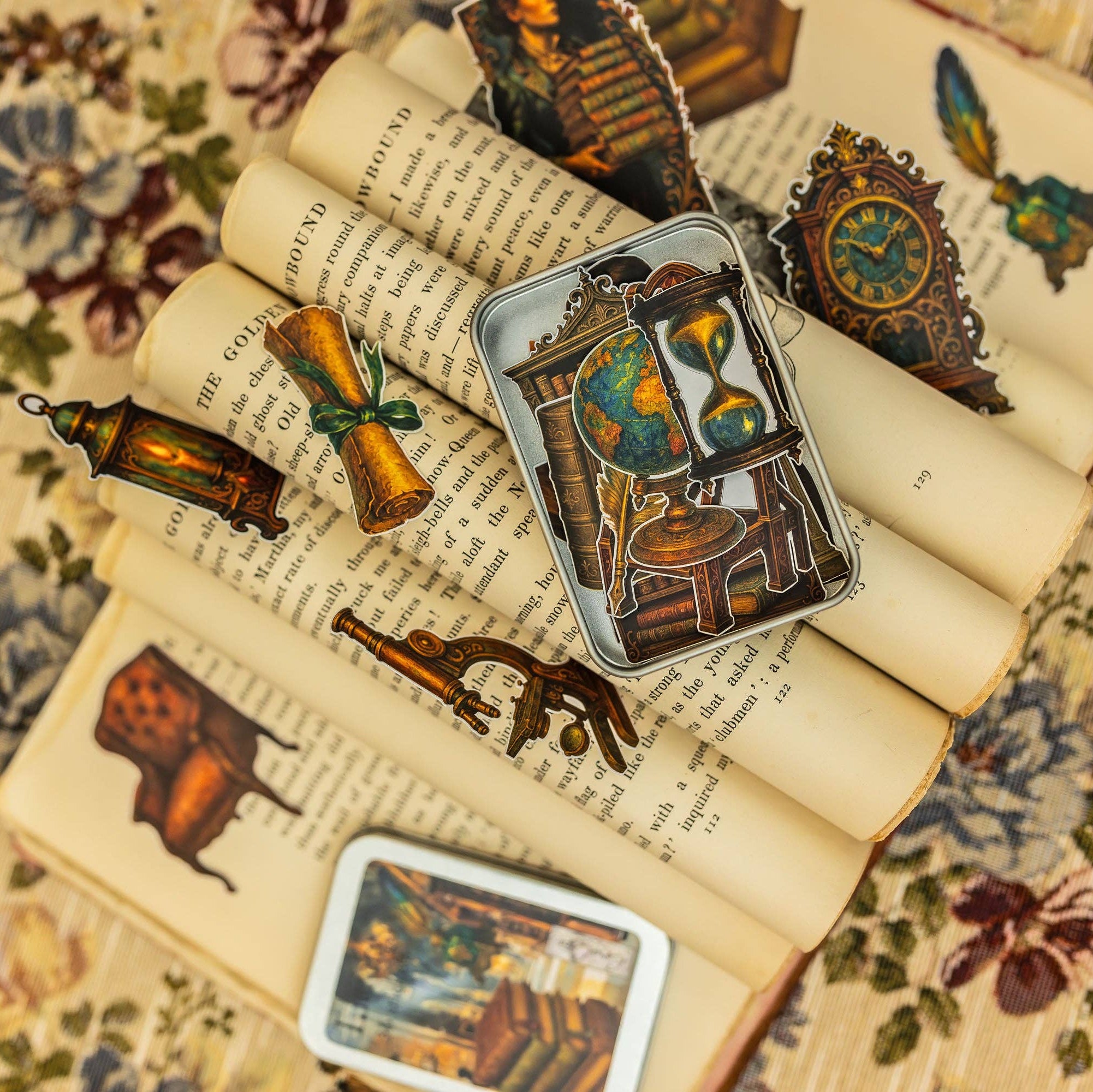 {coming soon!} Library Sticker Tin Box