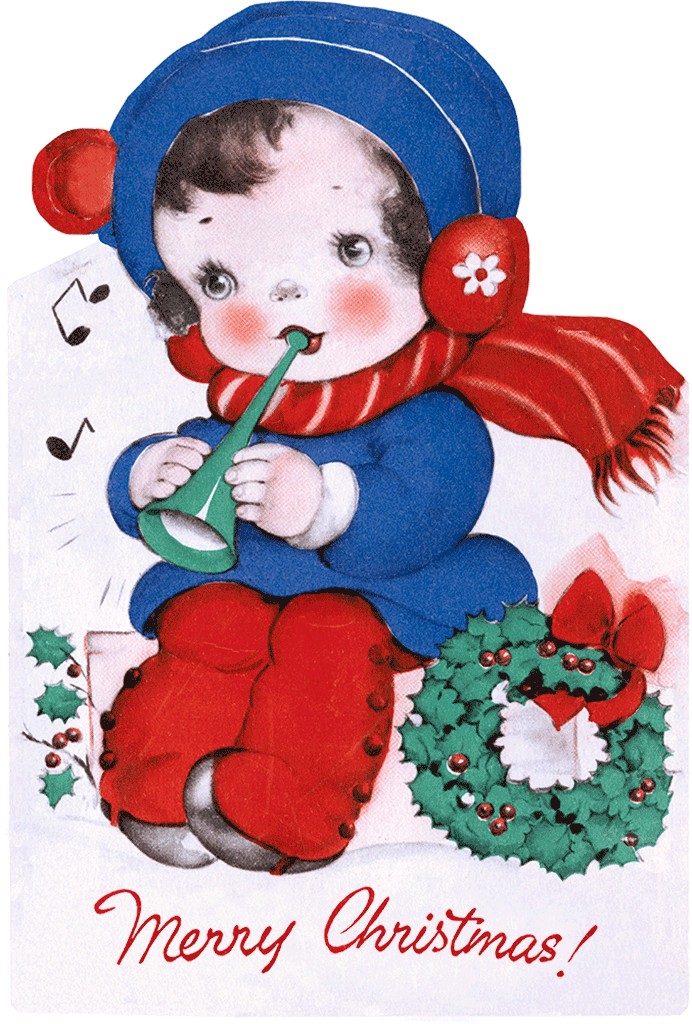 Christmas Cheer Die Cut Greeting Card Packet