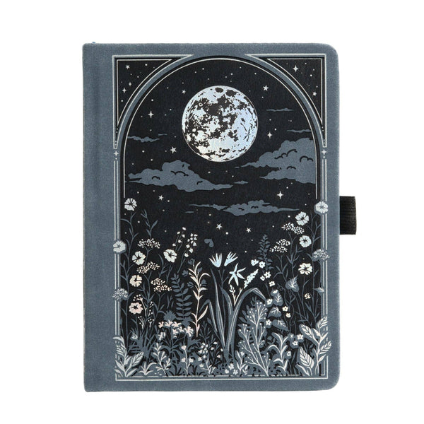 Moonlit Garden Hardcover Vegan Leather Journal