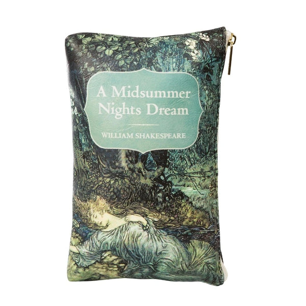 A Midsummer Nights Dream Book Art Zipper Pouch