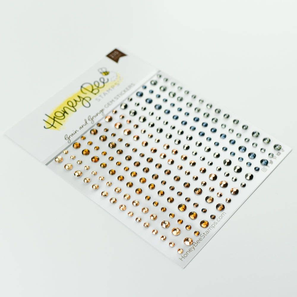 Grain & Grunge Adhesive Gems