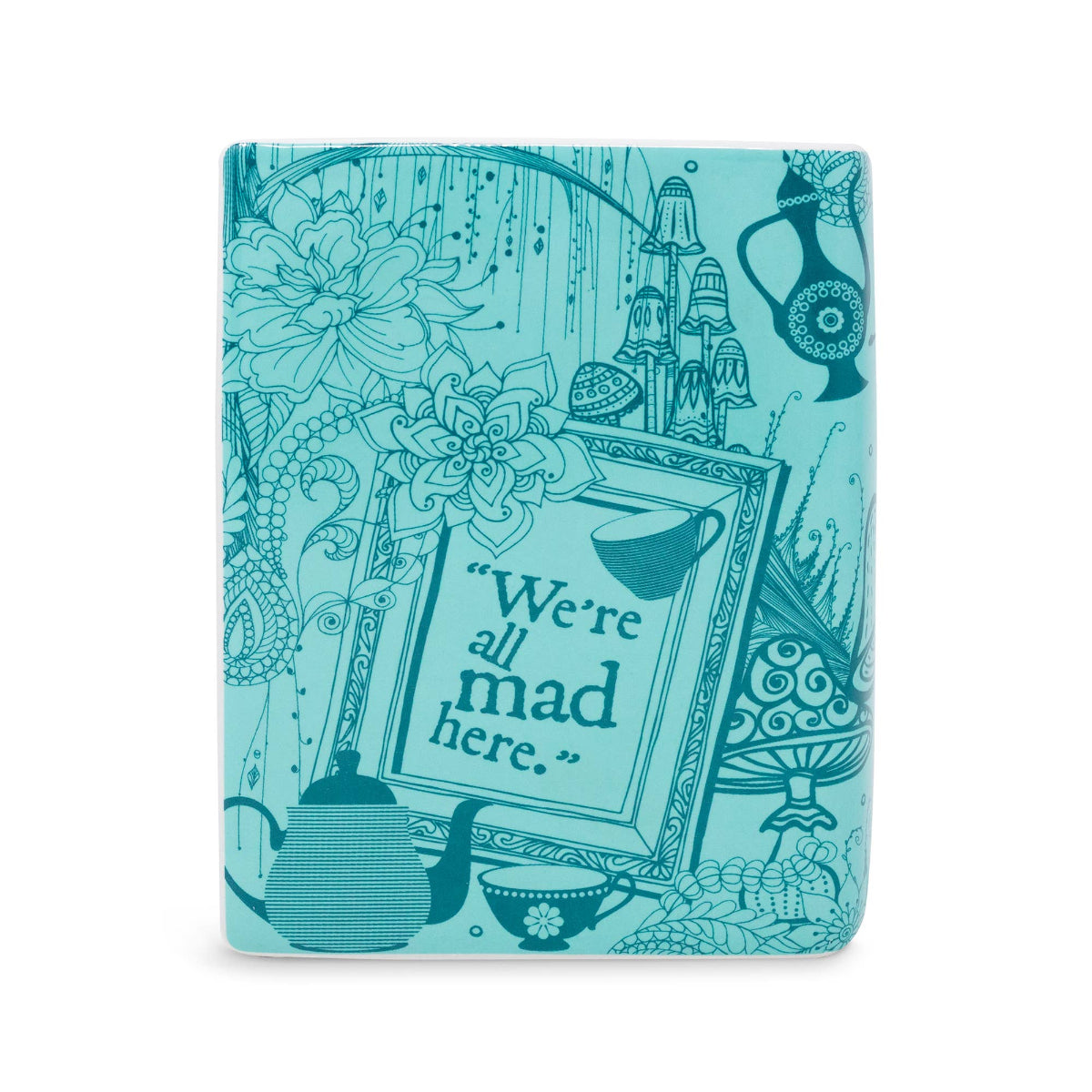 Blue Alice in Wonderland Small Book Vase
