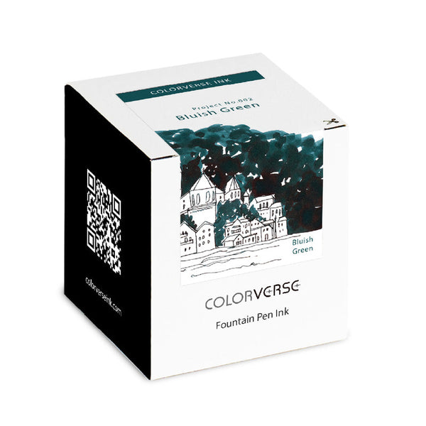 Bluish Green Fountain Pen Ink | Project Ink Vol. 1, No. 002