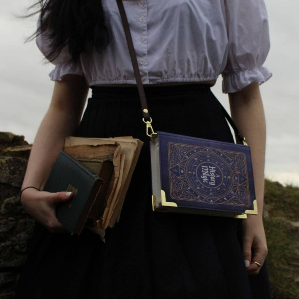 A History of Magic Book Art Handbag