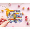 Struggle Bus Clear Vinyl Sticker