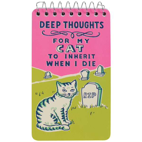 Deep Thoughts Spiral Pocket Notepad