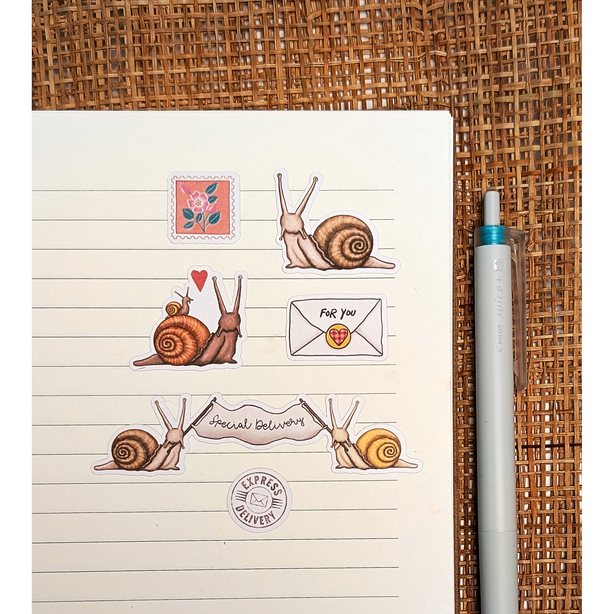 Snail Mail Vinyl Sticker Sheet