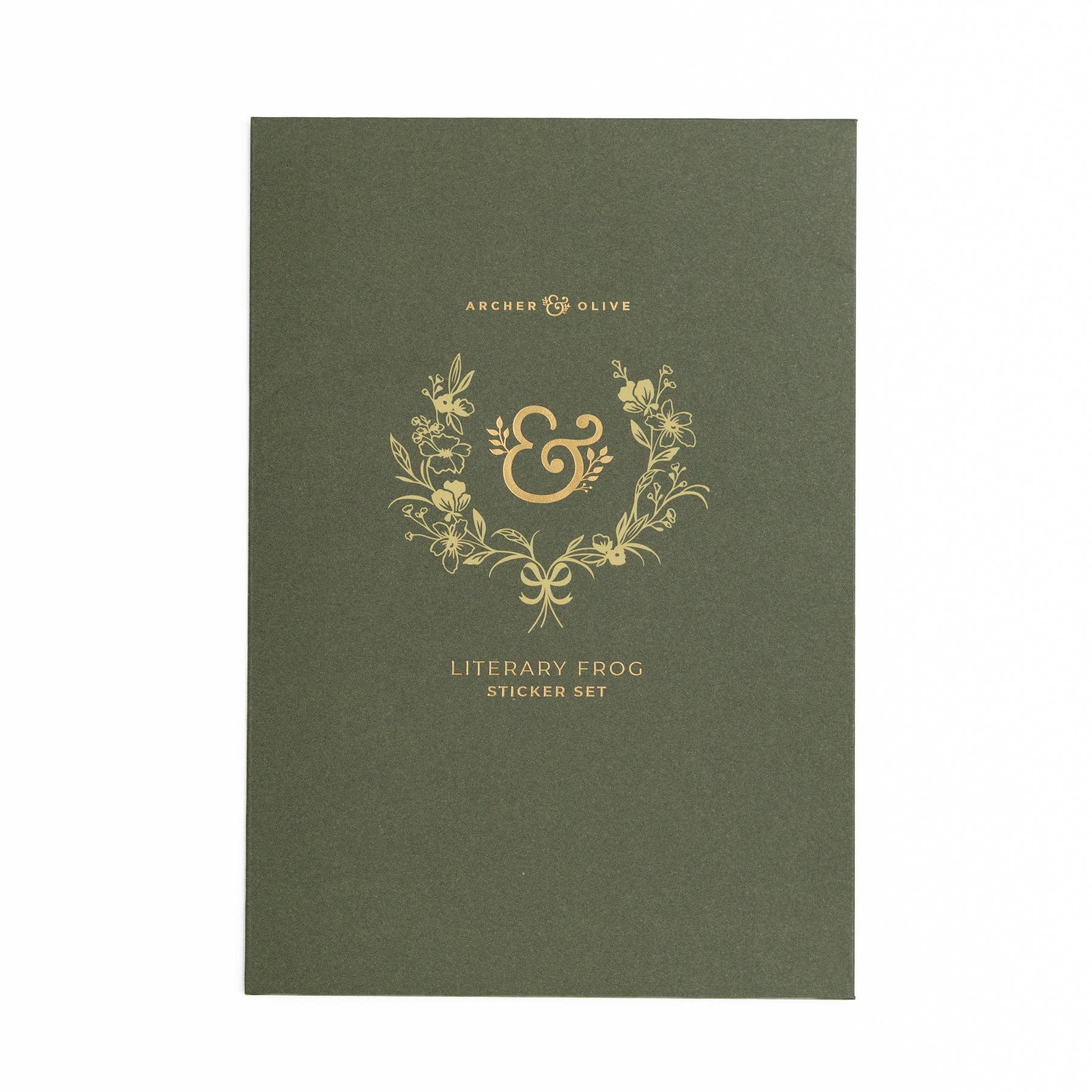 Literary Frog Sticker Sheets