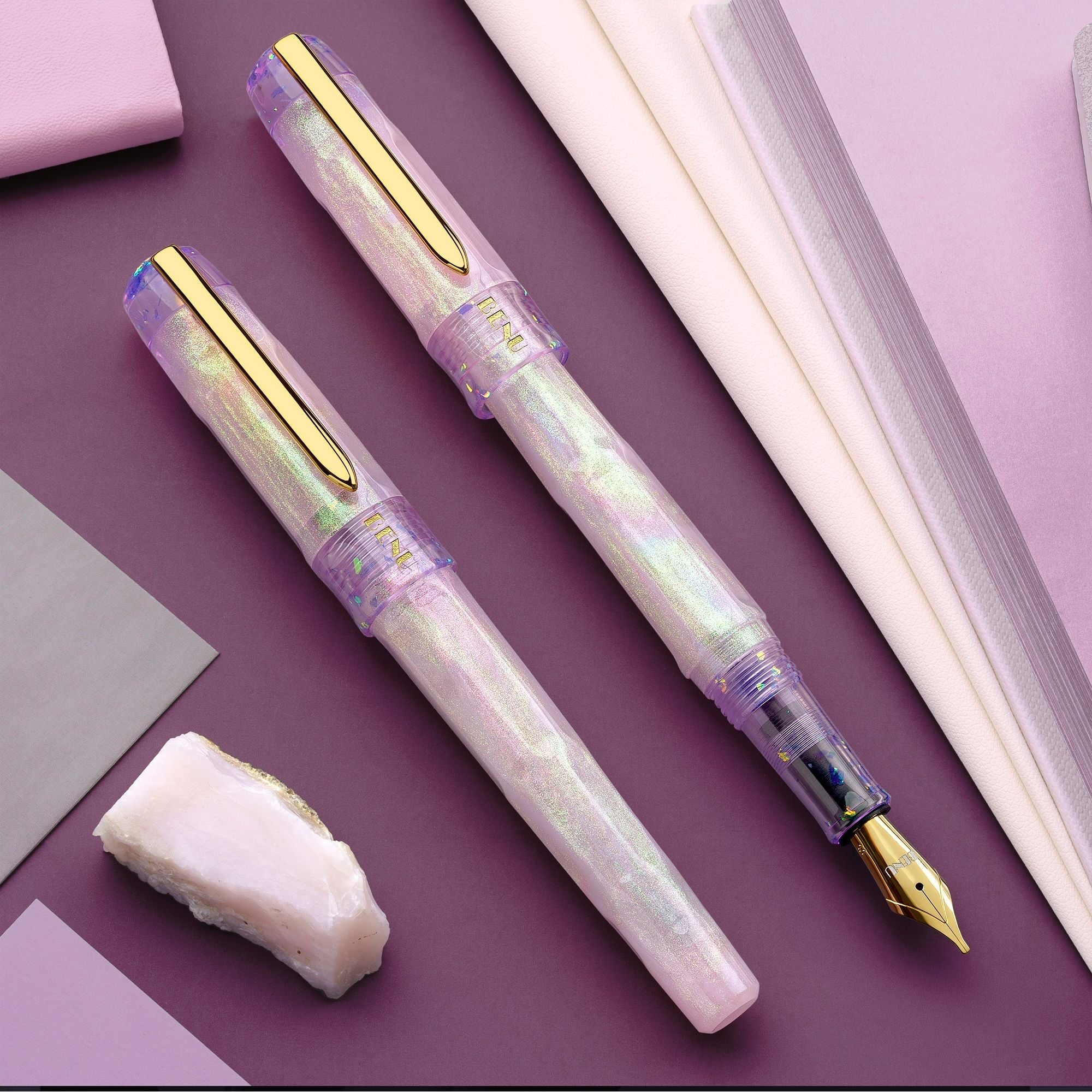 Pink Opal Benu Fountain Pen