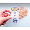 Alien Unvasion Clear Vinyl Sticker