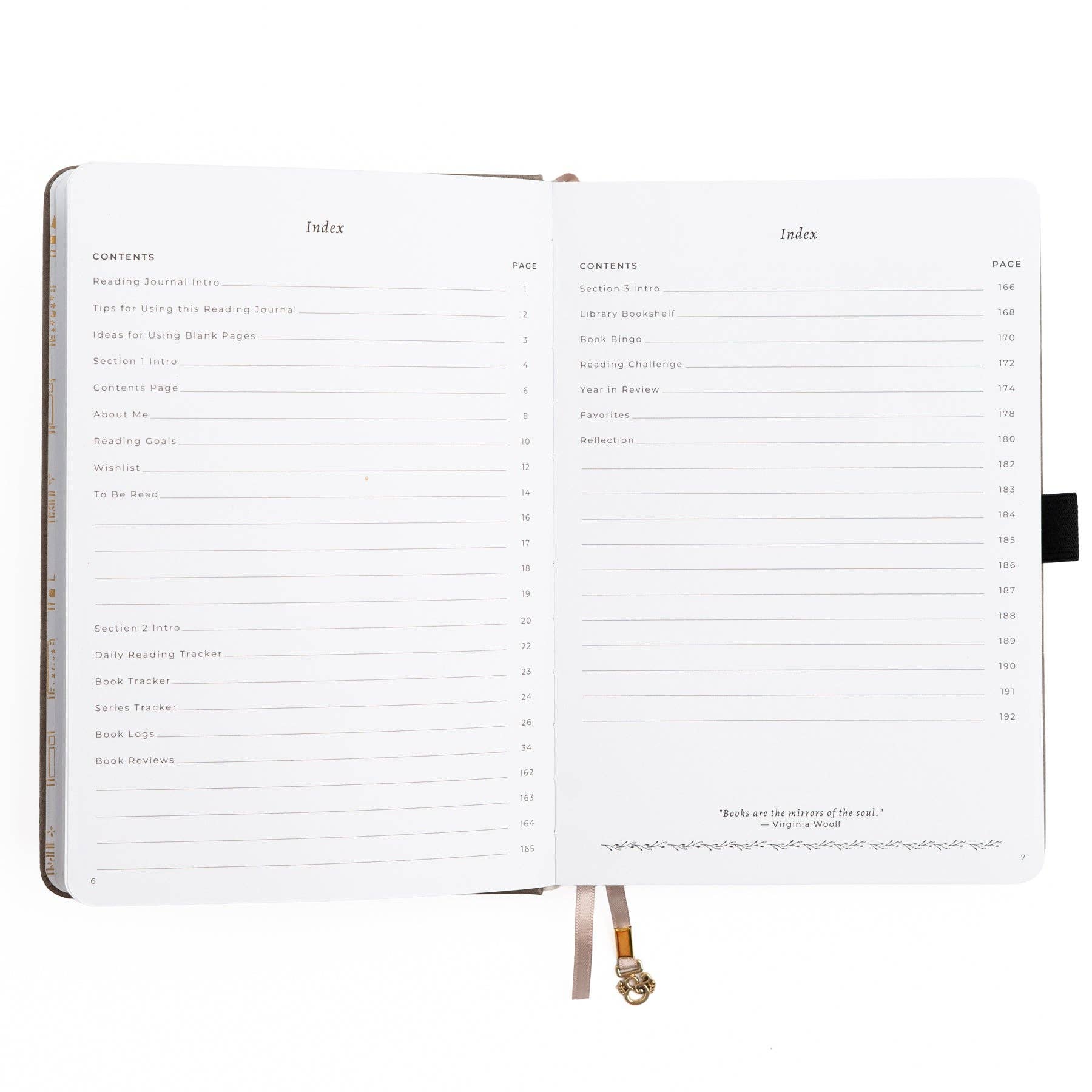 Books of Beauty A5 Reading Journal