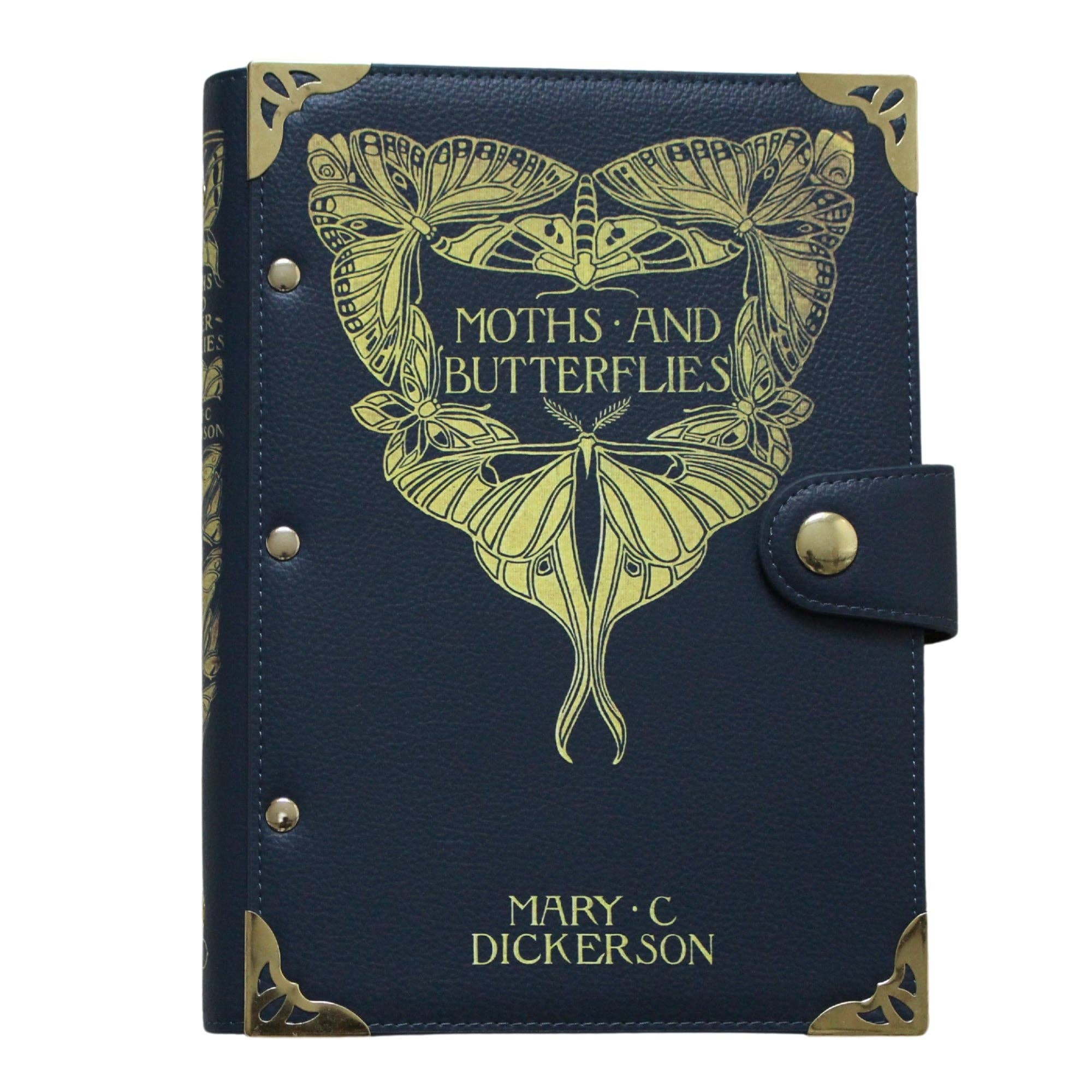 Moths and Butterflies A5 Refillable 6-Ring Binder Notebook