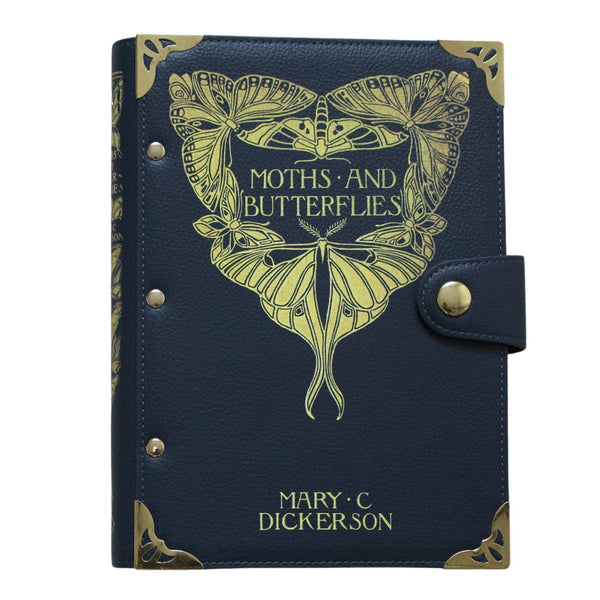 Moths and Butterflies A5 Refillable 6-Ring Binder Notebook