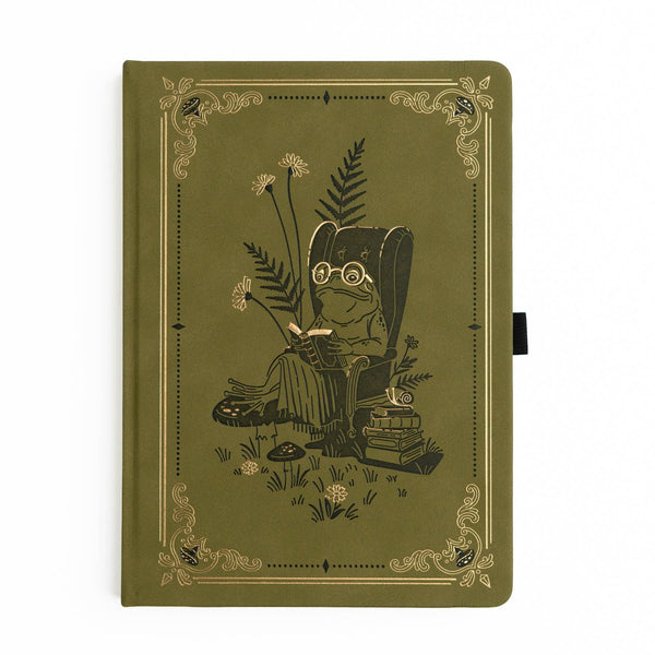 Literary Frog Hardcover Notebook