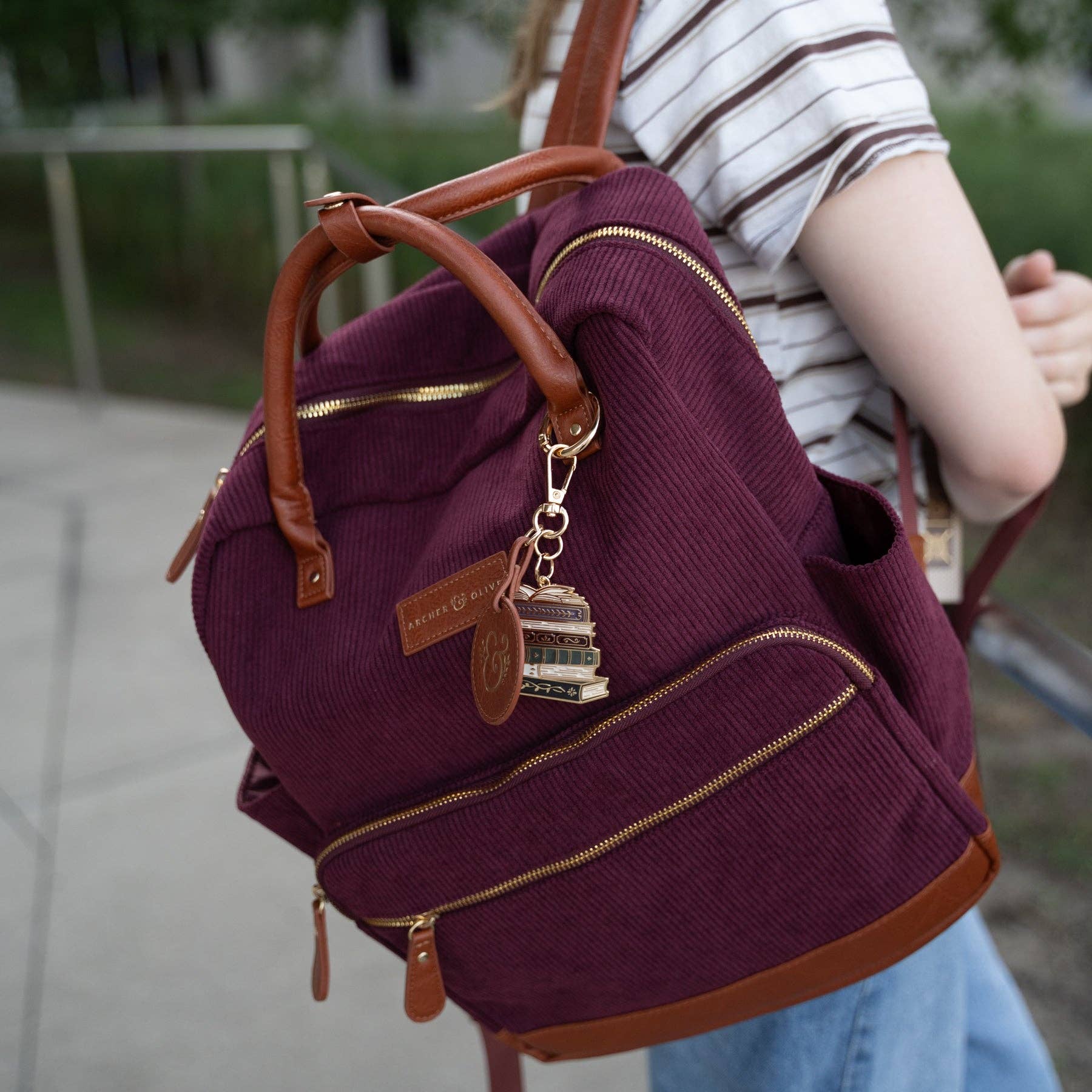 {coming soon!} Maroon Quiet Corners Backpack
