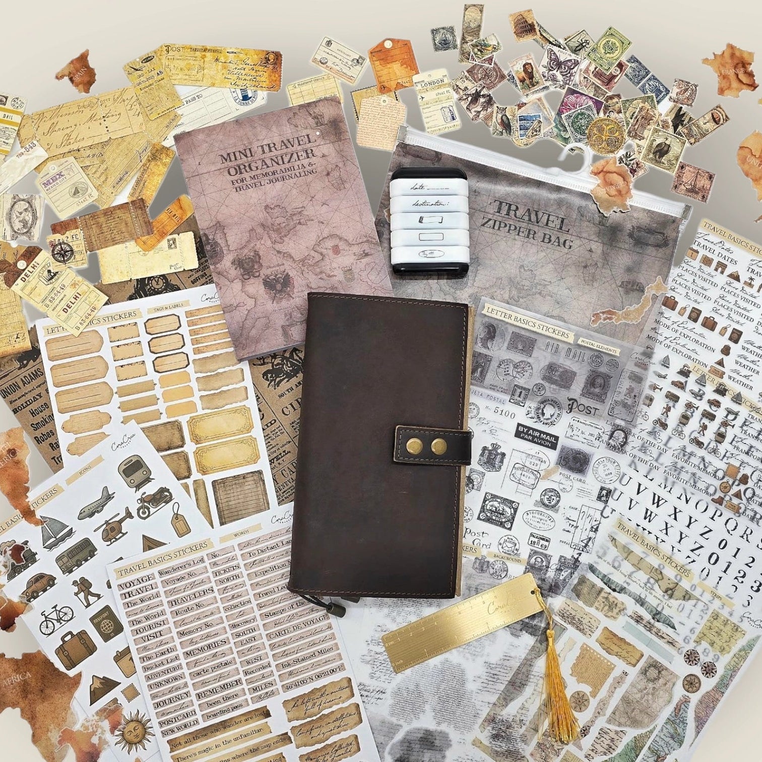 Travel Journal Stationery & Craft Kit