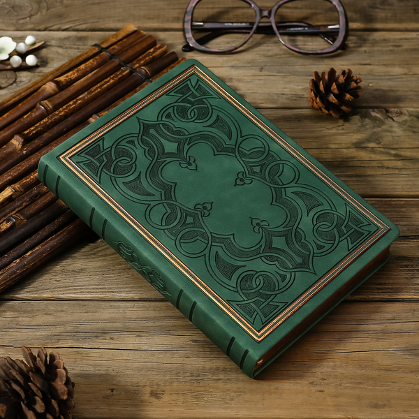 Green Antiqued Hardcover Journal