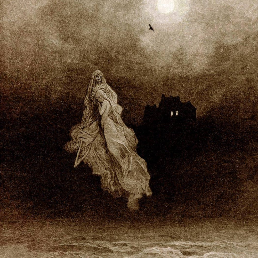 The Lost Lenore Framed Illustration, Edgar Allen Poe's 
