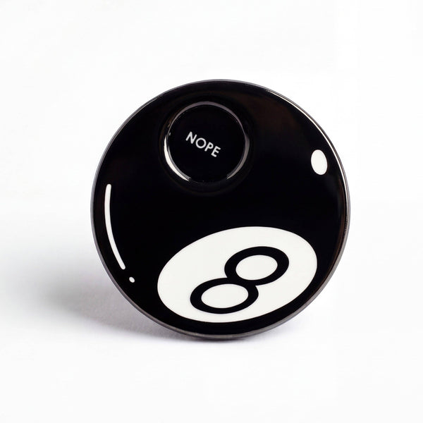 8-Ball Interactive Enamel Pin