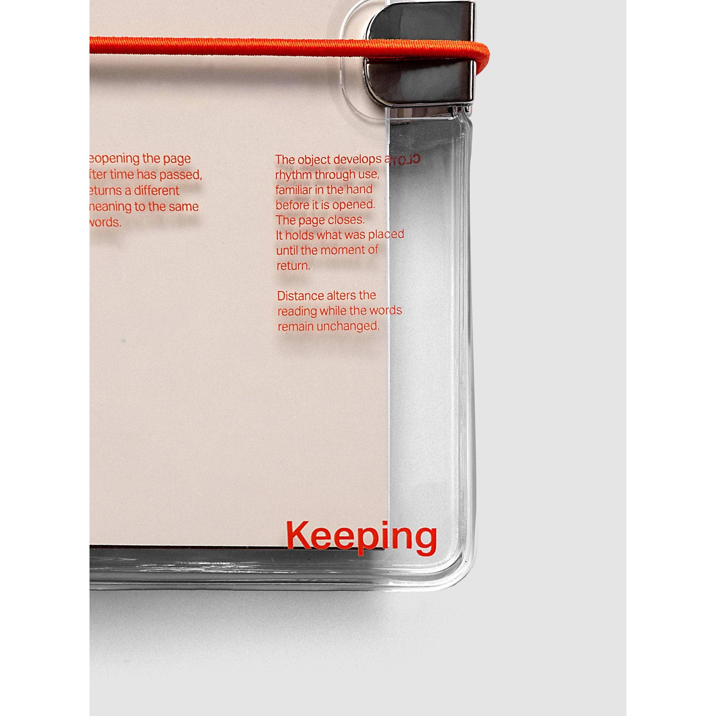 {coming soon!} Act of Keeping Clear Vinyl Travel Notebook Cover