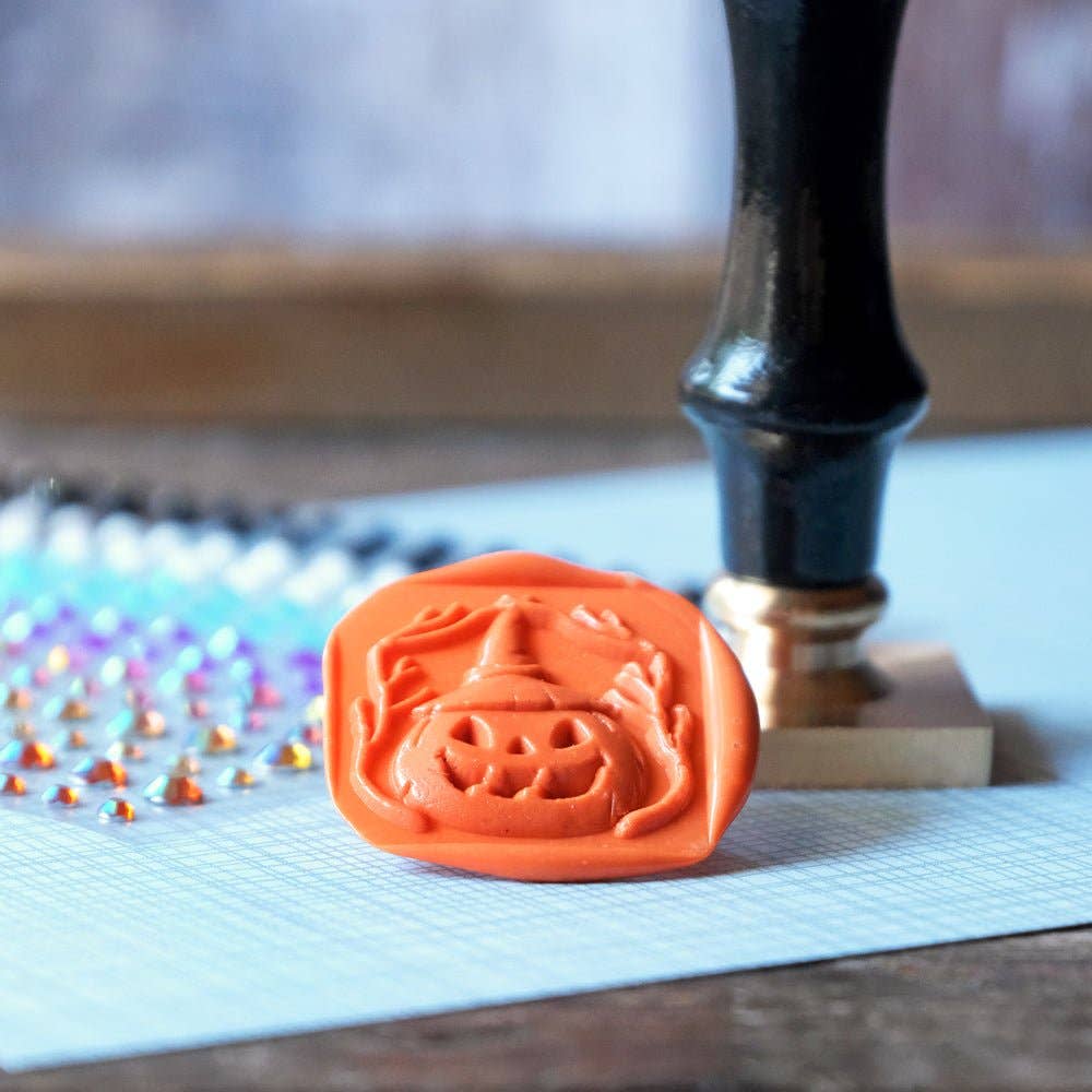 Jack-o-Lantern Wax Seal Stamp