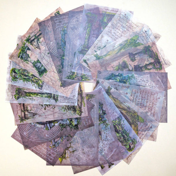 {coming soon!} Elven Stickers & Vellum Set