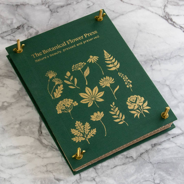 {coming soon: mid-December} The Botanical Flower Press w/ Linen Cover & Gold Foil